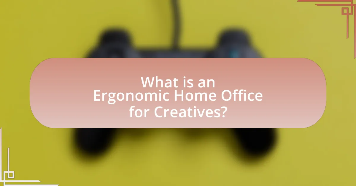 What is an Ergonomic Home Office for Creatives?