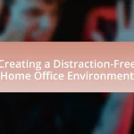 Creating a Distraction-Free Home Office Environment