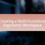 Creating a Multi-Functional Ergonomic Workspace