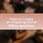 How to Create an Inspiring Home Office Aesthetic