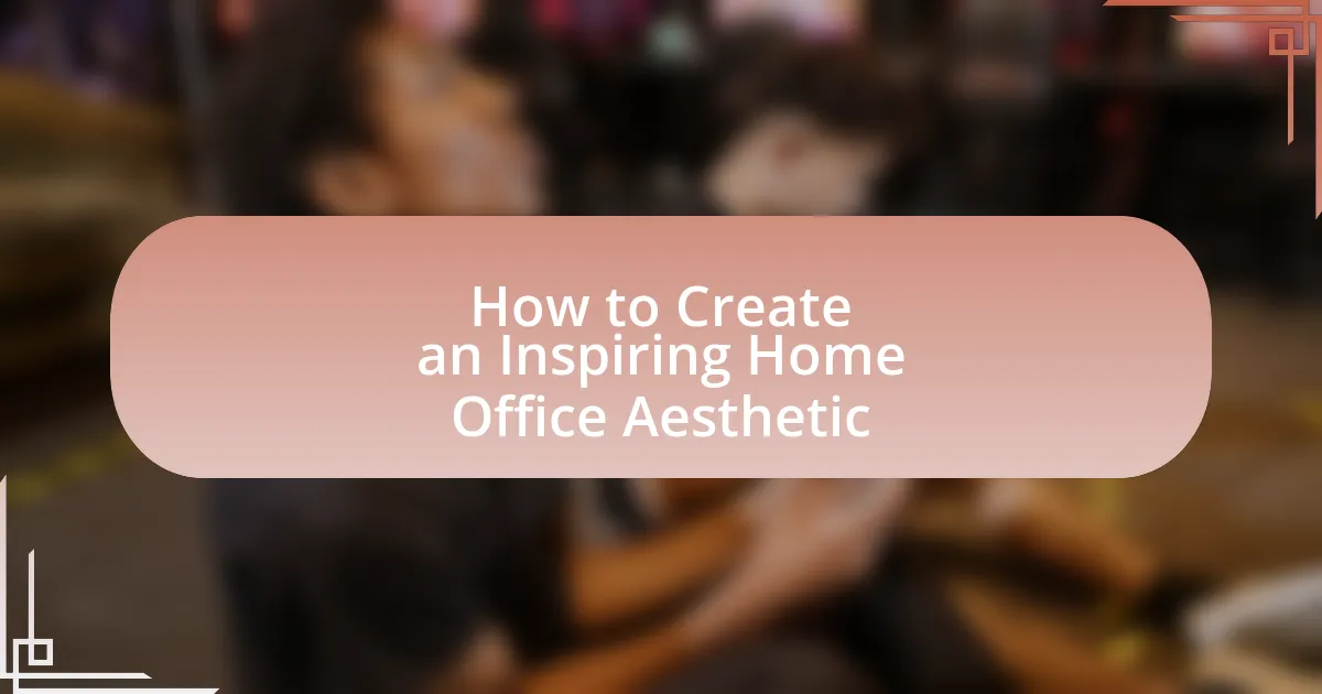 How to Create an Inspiring Home Office Aesthetic